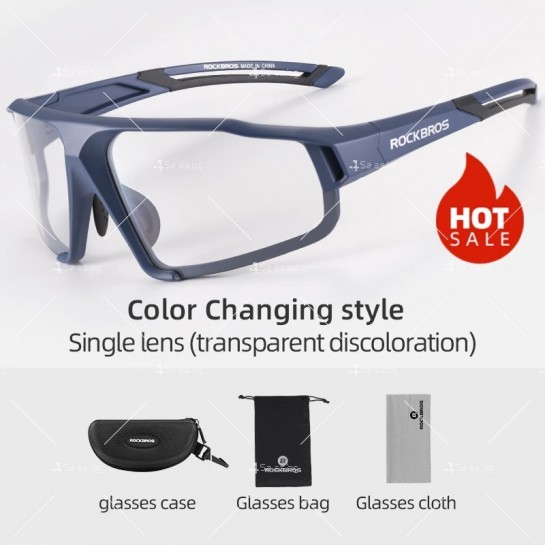 Фотохромни спортни мъжки слънчеви очила подходящи за колоездене  ROCKBROS