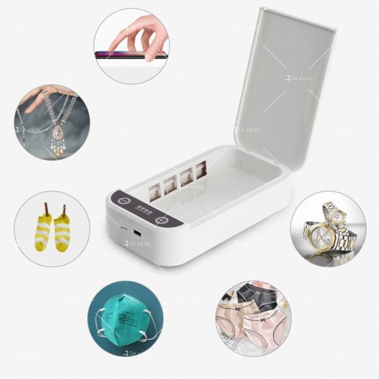 Ултразвуков стерилизатор за телефони, маски за лице, аксесоари и др. + USB кабел