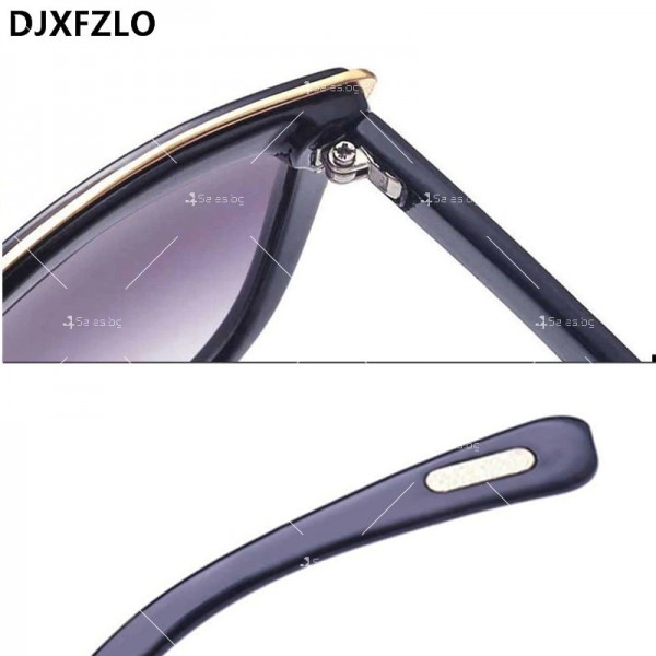 Дамски ретро винтидж стил слънчеви очила тип котешко око 7549 5
