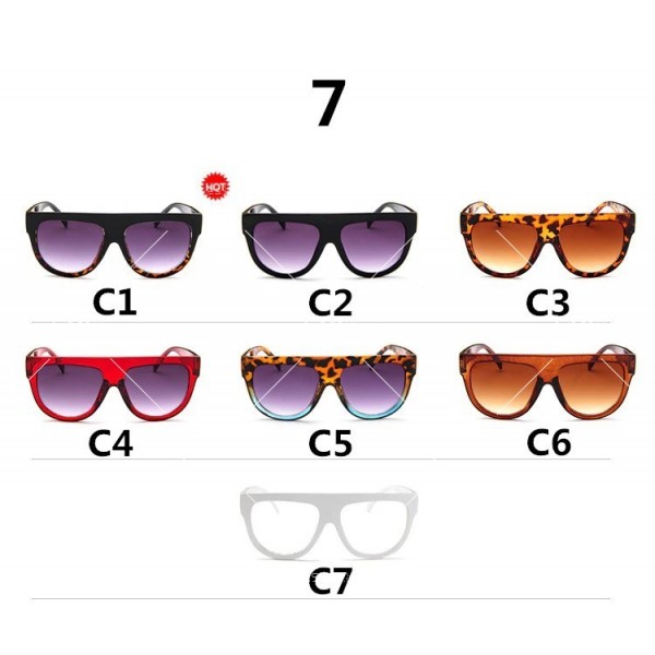 Дамски слънчеви очила с цяла права рамка в горната част 14