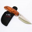 Джобен ловно-туристически нож с дървена дръжка и стоманено острие BUCK 480 9