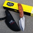 Джобен ловно-туристически нож с дървена дръжка и стоманено острие BUCK 480 9