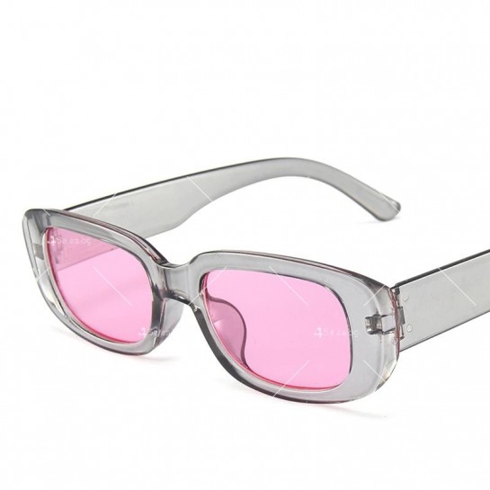 Ретро правоъгълни дамски слънчеви очила