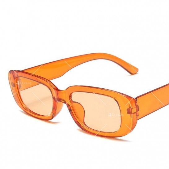 Ретро правоъгълни дамски слънчеви очила