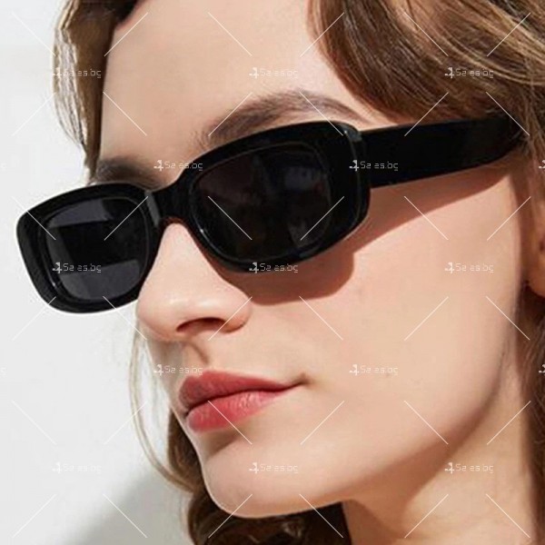 Ретро правоъгълни дамски слънчеви очила 13