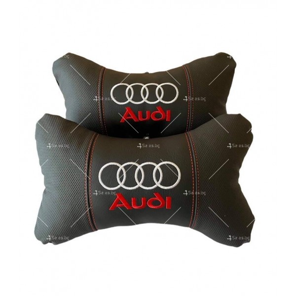 Комплект от два броя ергономични възглавници за седалка с ластик за автомобил 1