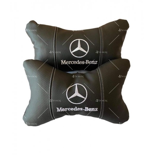 Комплект от два броя ергономични възглавници за седалка с ластик за автомобил 3