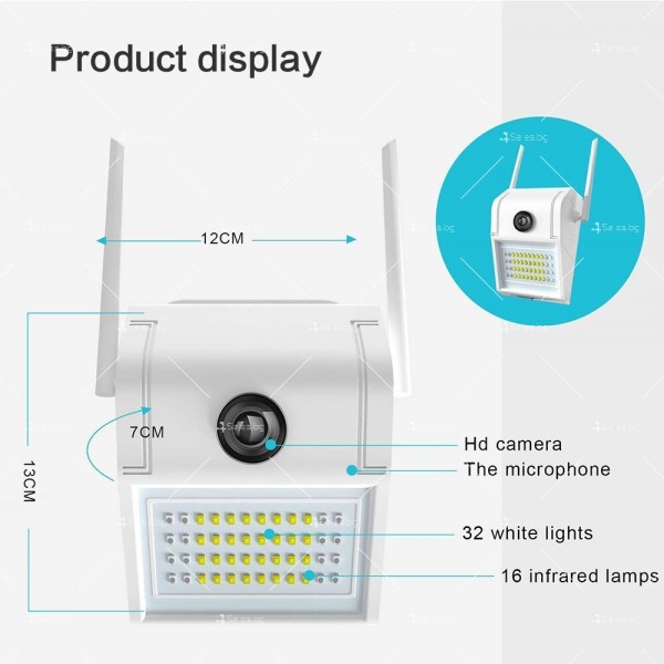 Камера с Wifi, вградено LED осветление, Full HD и водоустойчива структура IP2 5