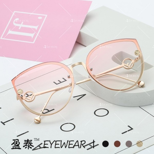 Дамски очила с форма тип „котешко око“ в различни цветове YJ75 1