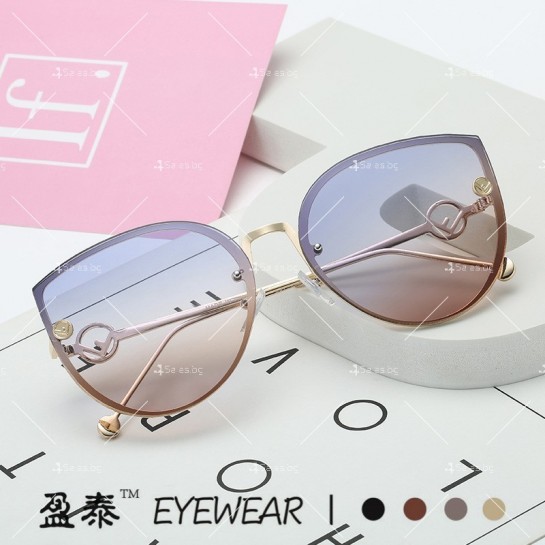 Дамски очила с форма тип „котешко око“ в различни цветове YJ75