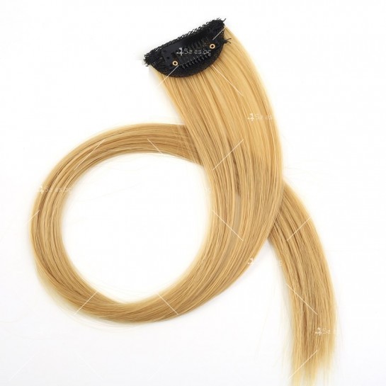 Дълъг цветен удължител за коса с клипс F56