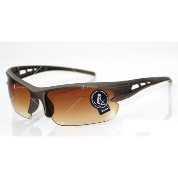 Спортно - елегантни мъжки слънчеви очила с горна рамка YJ83 7