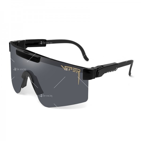 Двойни широки поляризирани спортни слънчеви очила рамка Tr90 и Uv400 защита YJ86 1