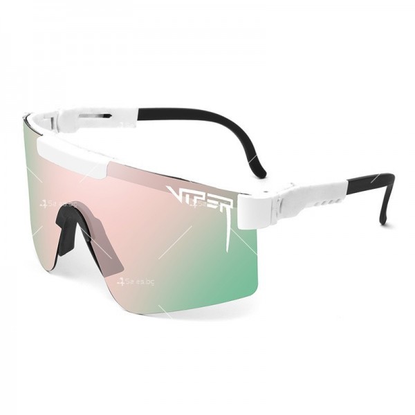 Двойни широки поляризирани спортни слънчеви очила рамка Tr90 и Uv400 защита YJ86 3