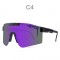 Двойни широки поляризирани спортни слънчеви очила рамка Tr90 и Uv400 защита YJ86 4