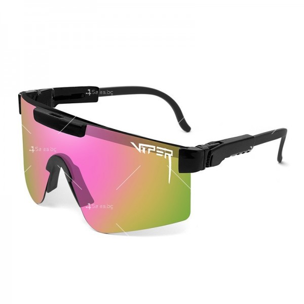 Двойни широки поляризирани спортни слънчеви очила рамка Tr90 и Uv400 защита YJ86 8