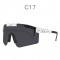 Двойни широки поляризирани спортни слънчеви очила рамка Tr90 и Uv400 защита YJ86 12