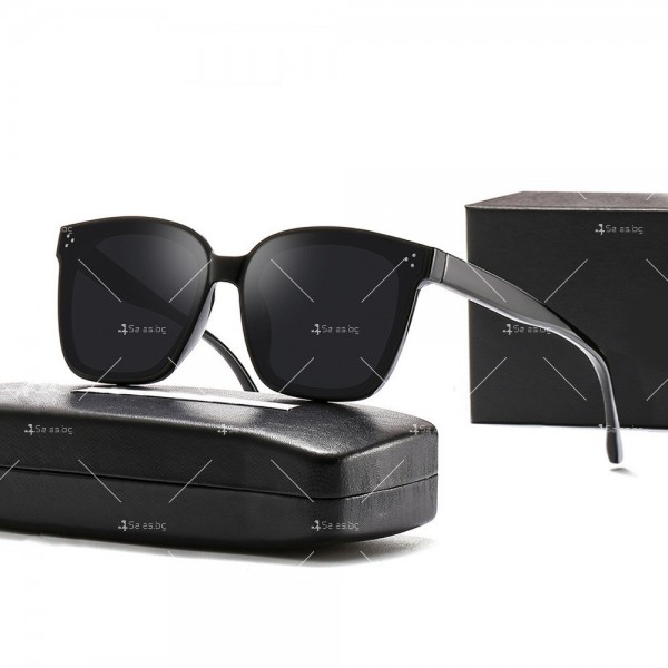 Унисекс поляризирани слънчеви очила с големи стъкла и кутия за съхранение YJ87 3
