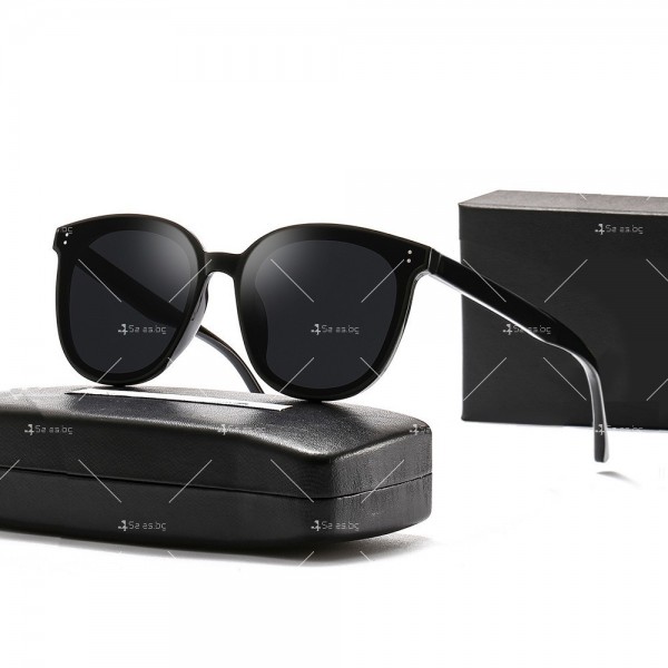 Унисекс поляризирани слънчеви очила с големи стъкла и кутия за съхранение YJ87 5