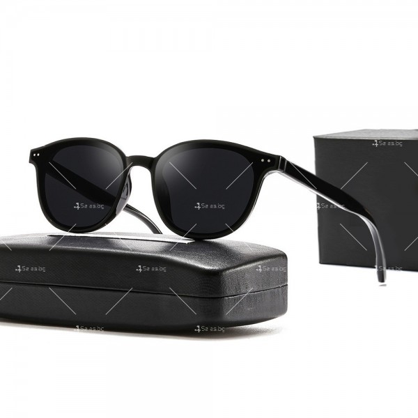 Унисекс поляризирани слънчеви очила с големи стъкла и кутия за съхранение YJ87 6