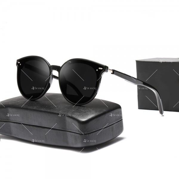 Унисекс поляризирани слънчеви очила с големи стъкла и кутия за съхранение YJ87 9