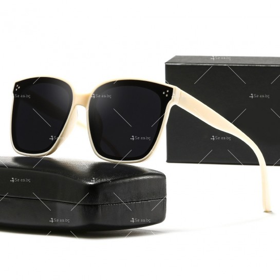 Унисекс поляризирани слънчеви очила с големи стъкла и кутия за съхранение YJ87