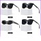 Унисекс поляризирани слънчеви очила с големи стъкла и кутия за съхранение YJ87 19