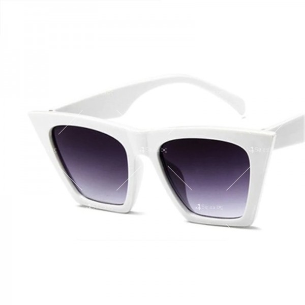 Дамски слънчеви очила с конусовидна форма на стъклата 4