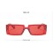 Винтидж цветни дамски слънчеви очила с издължена квадратна форма 5