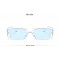 Винтидж цветни дамски слънчеви очила с издължена квадратна форма 6