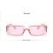 Винтидж цветни дамски слънчеви очила с издължена квадратна форма 8
