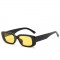 Правоъгълни ретро дамски слънчеви очила със заоблена рамка 3