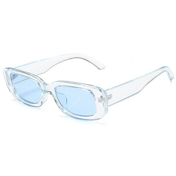 Правоъгълни ретро дамски слънчеви очила със заоблена рамка 8