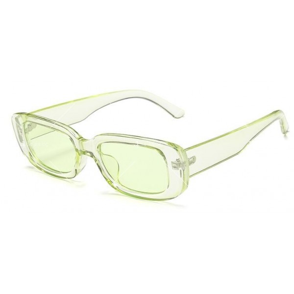 Правоъгълни ретро дамски слънчеви очила със заоблена рамка 9