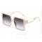 Големи дамски слънчеви очила с квадратни лещи във форма на буквата D 3