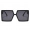 Големи дамски слънчеви очила с квадратни лещи във форма на буквата D 7