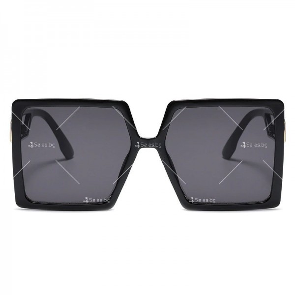 Големи дамски слънчеви очила с квадратни лещи във форма на буквата D 7