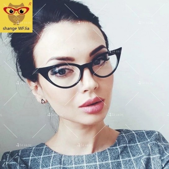 Секси издължени ретро дамски слънчеви очила котешки очи