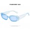 Дамски пластмасови правоъгълни очила със заоблени краища 4