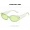 Дамски пластмасови правоъгълни очила със заоблени краища 5