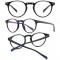 Дамски кръгли очила за компютър с гъвкави оптични рамки и Blue Light Blocking 10