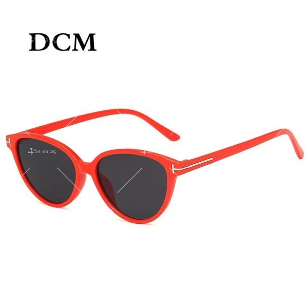 Малки дамски слънчеви очила тип Cateye DCM 7698 6