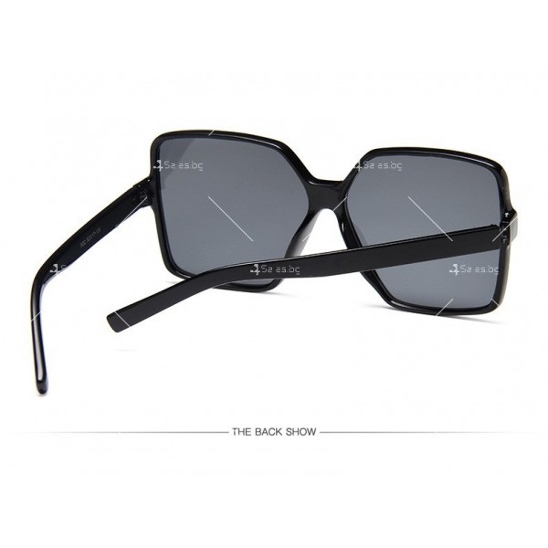 Ретро дамски слънчеви очила с лещи във формата на буквата D - DCM 13