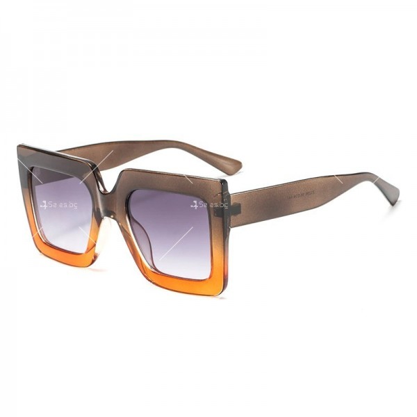 Ретро дамски слънчеви очила с дебела квадратна рамка DCM 2
