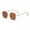 Ретро слънчеви очила с огледални стъкла във формата на осмоъгълник 4