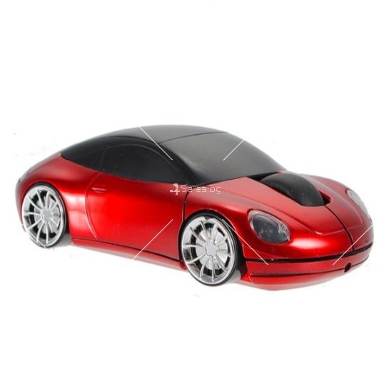 Оптична безжична мишка във формата на кола