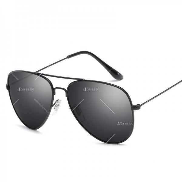 Дамски слънчеви очила тип авиатор с двойна рамка UV400 защита 1