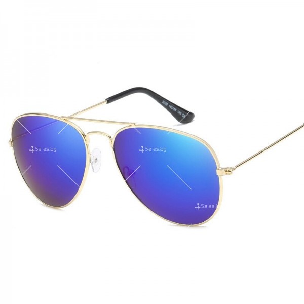 Дамски слънчеви очила тип авиатор с двойна рамка UV400 защита 2