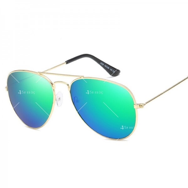 Дамски слънчеви очила тип авиатор с двойна рамка UV400 защита 5