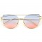 Дамски слънчеви очила с метална рамка и огледални стъкла 18